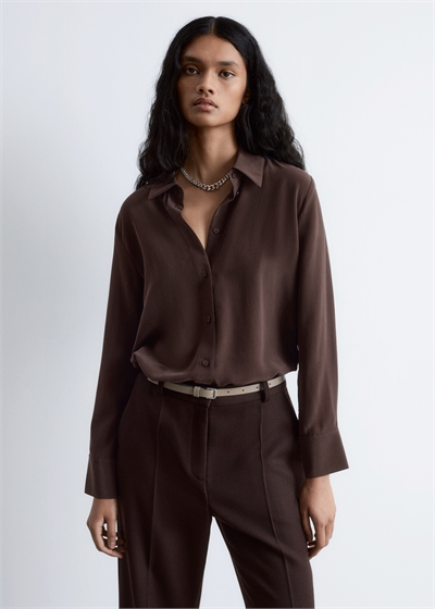 Шелковая рубашка артикул 1237435011