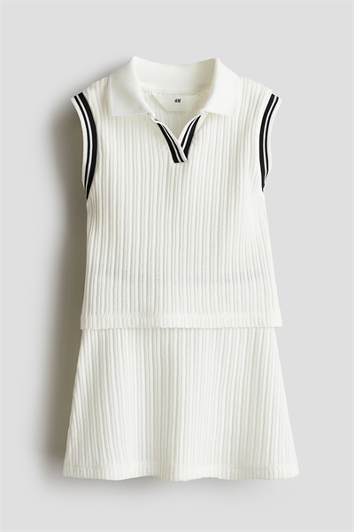 Комплект из 2 частей из рифленого трикотажа артикул 1261366002