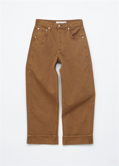 Джинсы с бочкообразными штанинами артикул 1283788010