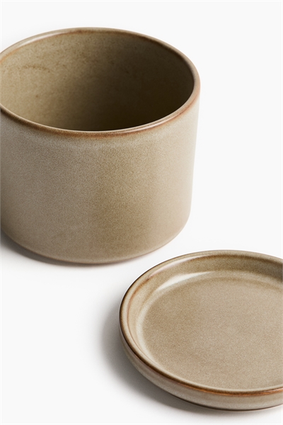 Маленькая банка с реактивной глазурью артикул 1306378003