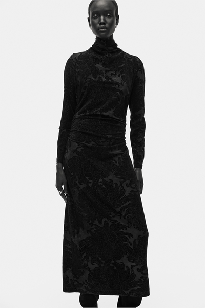 Драпированное платье-водолазка артикул 1309294001