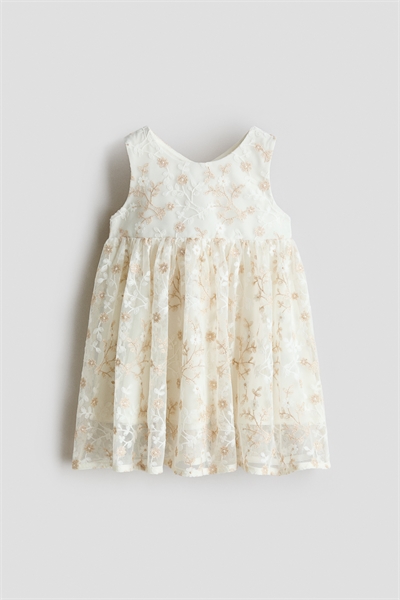 Платье из тюля с вышивкой артикул 1315635001