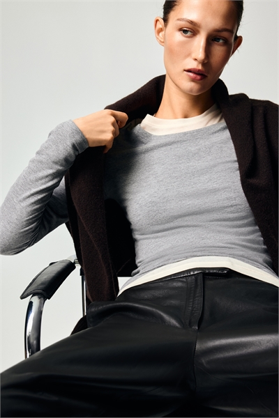 Облегающий топ из хлопка артикул 1318423003