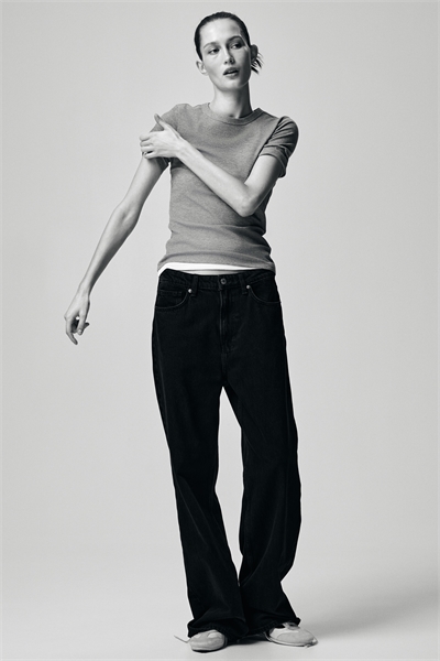 Ребристая футболка артикул 1323017003