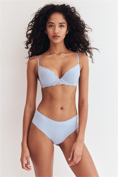 Трусы-хипстеры из хлопка и кружева в количестве 3 штук 1325913003