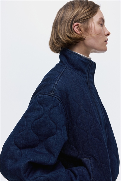 Стеганая джинсовая куртка артикул 1326000001