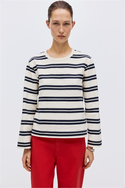 Хлопковая футболка с длинными рукавами артикул 1326053002