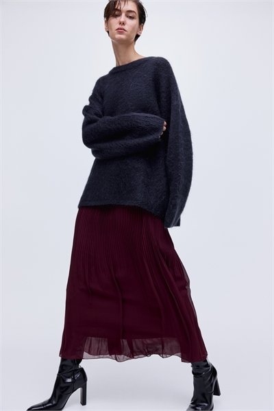 Плиссированная шифоновая юбка артикул 1261373011