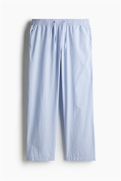 Брюки из поплина с расслабленной посадкой артикул 1267683002