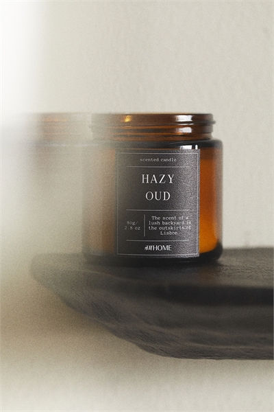 Маленькая ароматическая свеча в стеклянном держателе артикул 1208829005