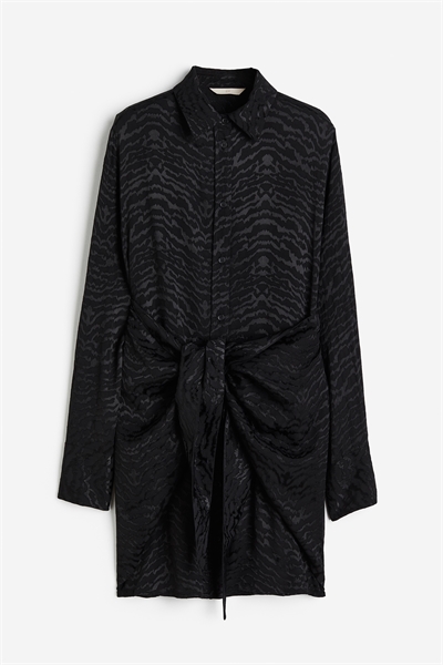 Платье-рубашка с завязками артикул 1180209002