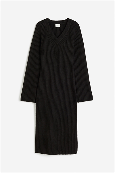 Платье из трикотажа в рубчик артикул 1200663002