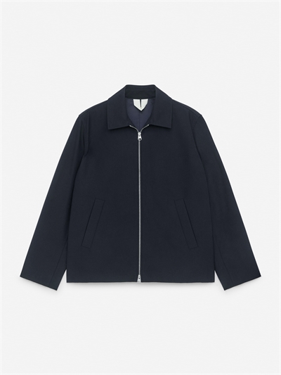 Куртка на молнии из шерсти и хлопка артикул 1265798001