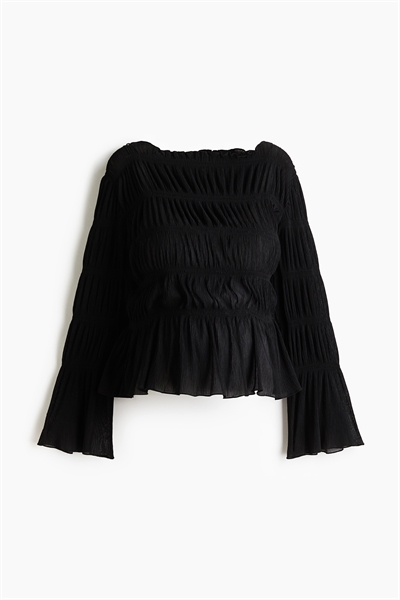 Топ с вырезом-лодочкой MAMA Smocked артикул 1339650002