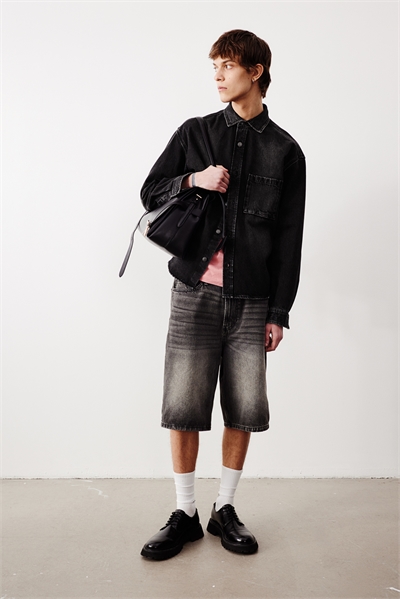 Джинсовая рубашка Boxy Fit артикул 1265307001