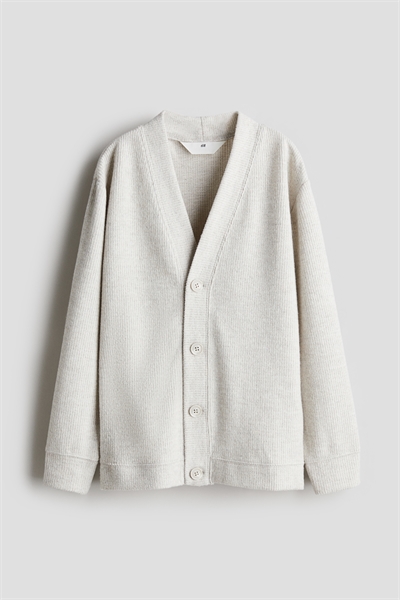 Кардиган из ребристого трикотажа артикул 1266434001