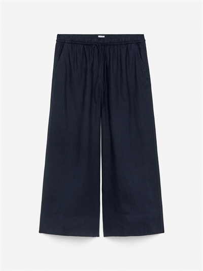 Льняные брюки кроп артикул 1276332003