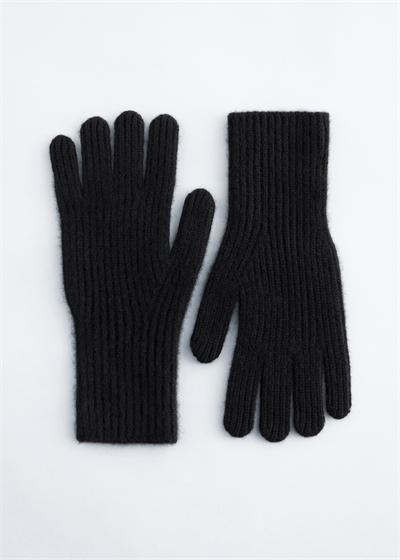 Ребристые кашемировые перчатки артикул 1241778001