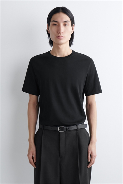 Хлопковые футболки с вырезом под горло в количестве 3 штук артикул 1294699002