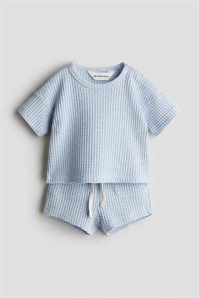 Комплект из 2 частей из вафельного хлопка артикул 1275157002