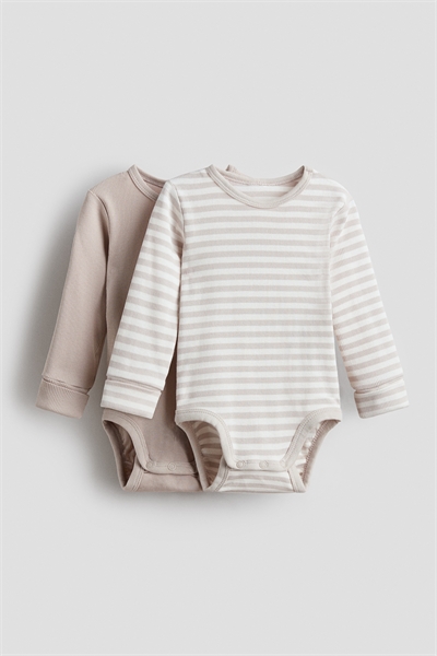 Боди с длинными рукавами детские, 2 штуки артикул 1107147019