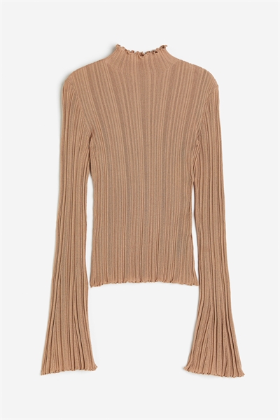 Водолазка из ребристого трикотажа артикул 1189846002