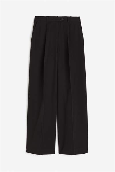 Широкие брюки из саржи артикул 1207180001