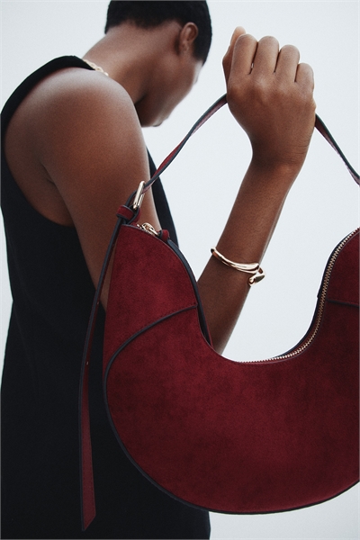 Сумка через плечо в форме буквы U артикул 1289639005