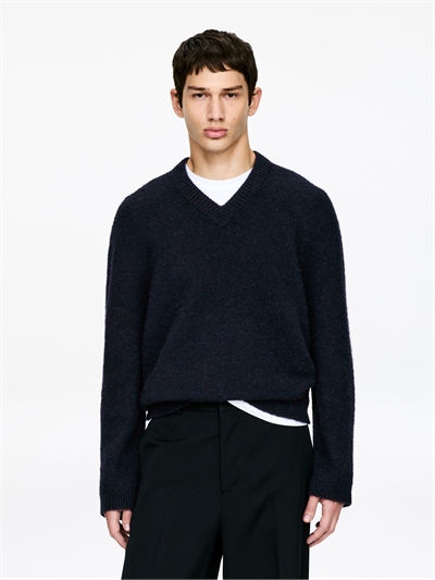 Расслабленный джемпер из смеси шерсти альпака артикул 1300051004