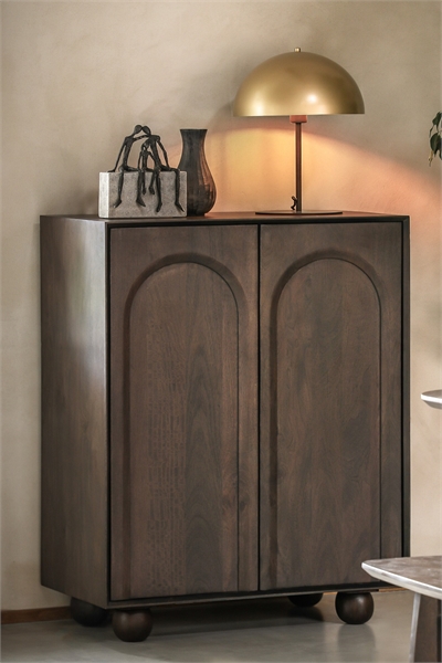 Двухдверный шкаф из дерева манго артикул 1312752001