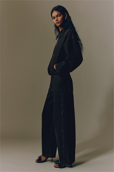 Джинсовая куртка с воротником артикул 1315371003