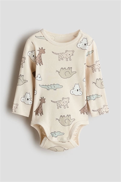 Боди из принтованного хлопка артикул 1316345003