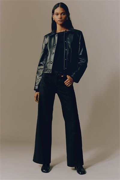 Широкие брюки из твила артикул 1320299001