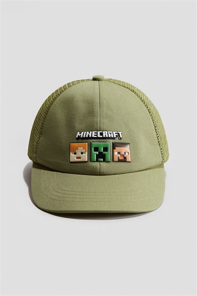 Хлопковая кепка с узором артикул 1265080009