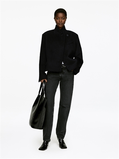 Куртка из смеси шерсти и альпаки артикул 1318619001