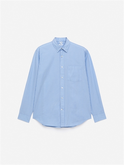 Расслабленная поплиновая рубашка артикул 1255889003