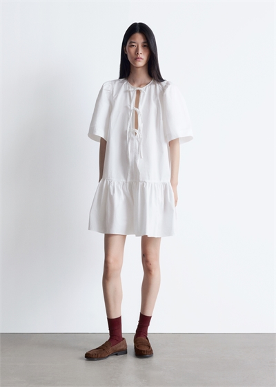 Мини-платье с пеплумом артикул 1277562003