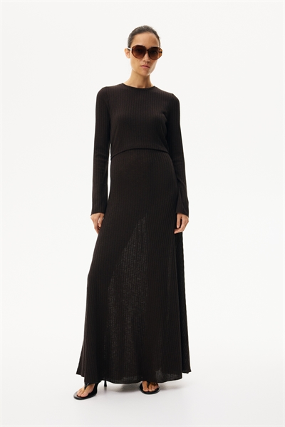 Платье для кормящих MAMA из ребристого трикотажа артикул 1292564001