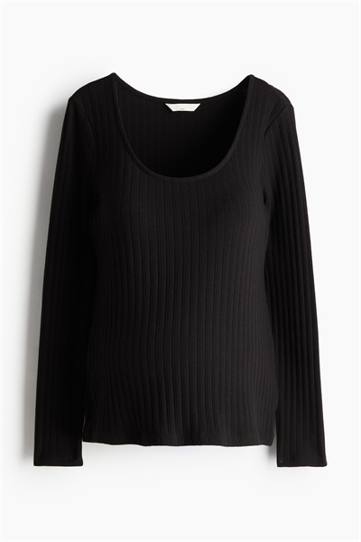 Топ из ребристого джерси MAMA артикул 1247498002