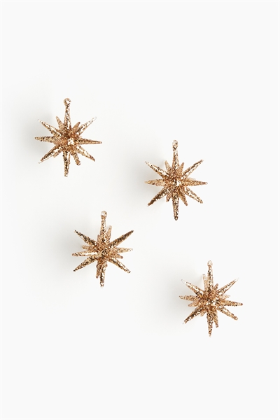 Набор из 4 рождественских украшений артикул 1251070002