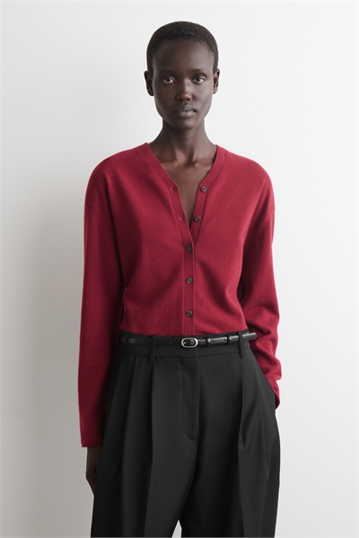 Кардиган с V-образным вырезом из шерсти Merinio артикул 1321334001