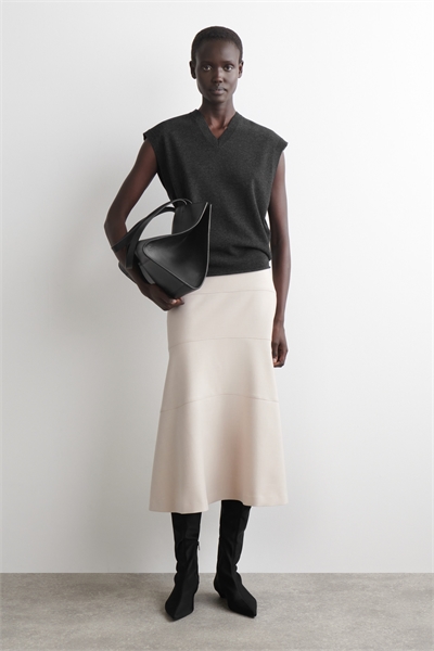 Юбка-миди с изгибом A-Line артикул 1323772001