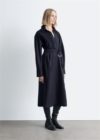 Платье-миди с поясом артикул 1318043001