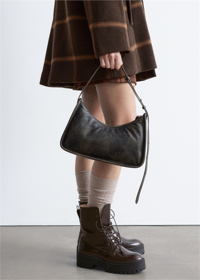 Кожаная сумка через плечо артикул 1319252003