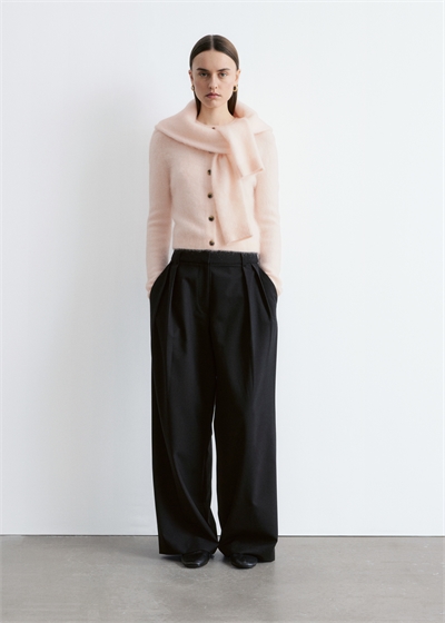 Кардиган из мохеровой смеси с ворсом артикул 1320417003