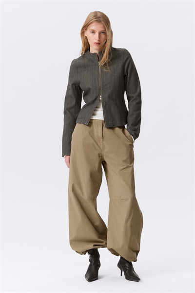 ЖАКЕТ GENEVIEVE С ТОНКОЙ СТРУКТУРОЙ И ЗАСТЕЖКОЙ-МОЛНИЕЙ ИЗ ХЛОПКА артикул 1329195002