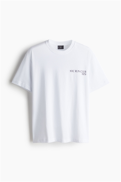 Футболка с принтом свободного кроя артикул 1034065116