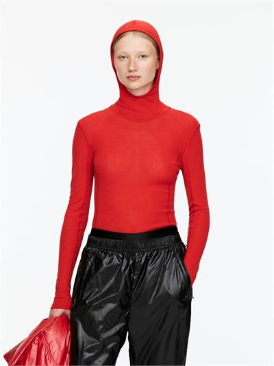 Шерстяной свитер с капюшоном артикул 1294362001