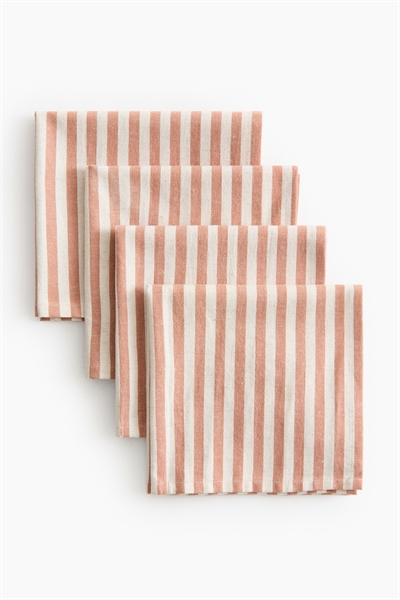 Хлопковые салфетки в упаковке из 4 штук артикул 1291815008