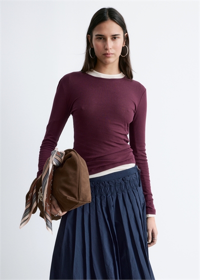 Хлопковая кофта с длинными рукавами артикул 1339904004